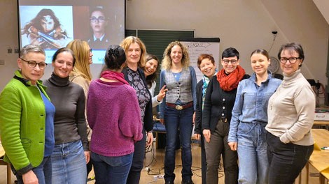 teilnehmerinnen-bei-peggy wandels Workshop "Content mit Strahlkraft" in Reutlingen